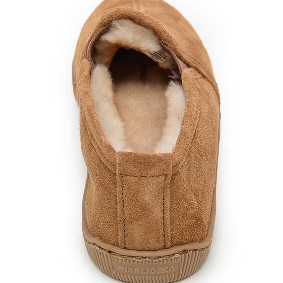 MINNETONKA MEN’S TWIN GORE SUEDE SHEEPSKIN SLIPPERS main image 5